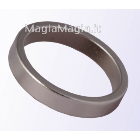 Anello magnetico sottile 19mm diametro interno pk ring silver