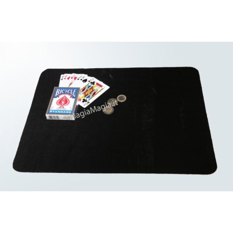 Tappetino medio Nero effetto velluto 42x32