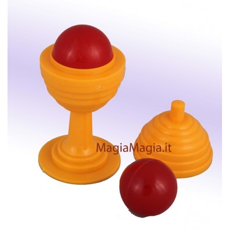 Vasetto e pallina ( giallo )