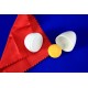 Foulard in uovo di plastica con il rosso