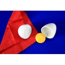 Foulard in uovo di plastica con il rosso