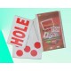 Hole gioco di carte grandi con buchi