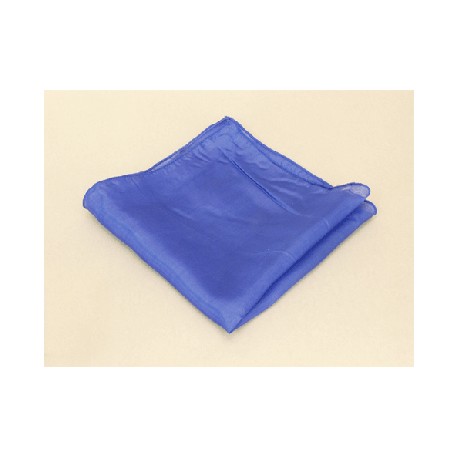 Fazzoletto di seta 32 cm x32 cm ( blu )