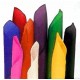 Set di 7 fazzoletti colori assortiti. 21cm x 21 cm