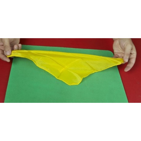Fazzoletto di seta 27x27 (Giallo )