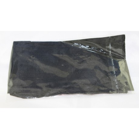 Fazzoletto di seta nero 45x45