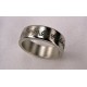  Pk ring Anello magnetico ( Con scritta tipo signore degli anelli) 19 mm diametro interno color argento